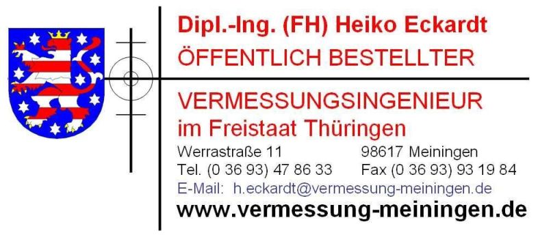 Visitenkarte Vermessung-meiningen.de